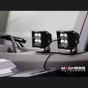 Ford Bronco Lighting Upgrade - ZROADZ - A-Pillar Quad Mount - 3in White LED Pods