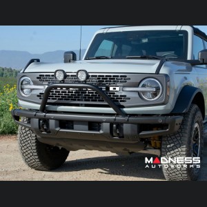 Ford Bronco Bull Bar - Front - Factory Bumper - ZROADZ - Standard - 4in Round White LED