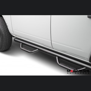Ford Bronco Side Steps - 4 Door - 3" Nerf Step Bars - Textured Black - N Fab 