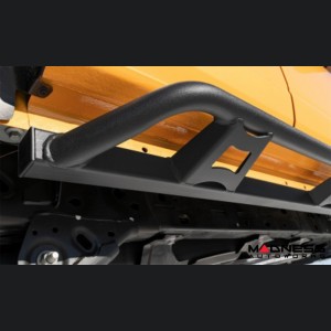 Ford Bronco Rock Sliders - 4 Door - Trail Slider Step System - Textured Black - N Fab 
