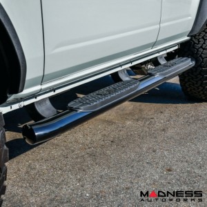 Ford Bronco Side Steps - 4 Door - PRO TRAXX Step Bars - Textured Black - Westin 