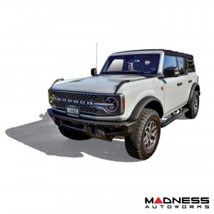 Ford Bronco Side Steps - 4 Door - PRO TRAXX Step Bars - Textured Black - Westin 