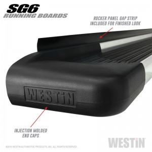Ford Bronco Running Boards - Polished Aluminum - 74.25" - Westin 