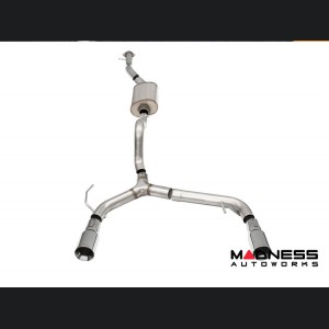Ford Bronco Performance Exhaust System - 2.3L - Cat Back - Dual Exit - Corsa Performance - 4" - Polished Tips - 4 Door