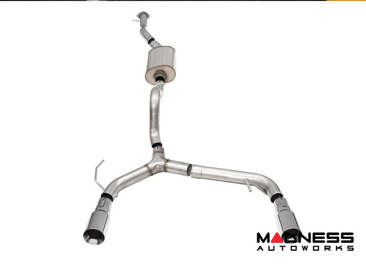 Ford Bronco Performance Exhaust System - 2.3L - Cat Back - Dual Exit - Corsa Performance - 4" - Polished Tips - 4 Door