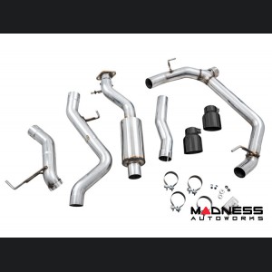 Ford Bronco Performance Exhaust System - Cat Back - Dual Rear Exit - Black Tips w/ Bash Guard