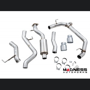 Ford Bronco Performance Exhaust System - Cat Back - Dual Rear Exit - Chrome Tips w/ Bash Guard