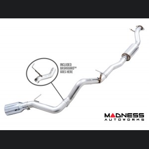 Ford Bronco Performance Exhaust System - Cat Back - Single Rear Exit - Chrome Tip w/ Bash Guard