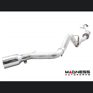 Ford Bronco Performance Exhaust System - Cat Back - Single Rear Exit - Chrome Tip w/ Bash Guard
