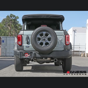 Ford Bronco Performance Exhaust System - Axle Back - Dual Exit - Vulcan Series - AFE - 3" - Polished Tips