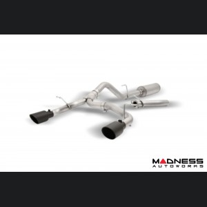 Ford Bronco Performance Exhaust System - Cat Back - Dual Exit - Gibson - 2.5" - Black Tips