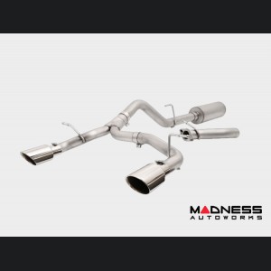Ford Bronco Performance Exhaust System - Cat Back - Dual Exit - Gibson - 2.5" - Polished Tips