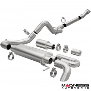 Ford Bronco Performance Exhaust System - Cat Back - Single Exit - Magnaflow - 2.5" Overland Series 