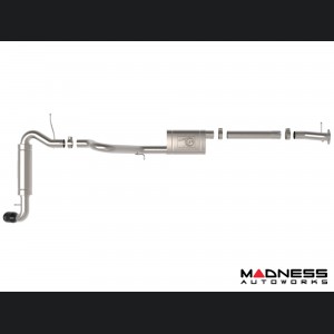 Ford Bronco Performance Exhaust System - Axle Back - Single Exit - Apollo GT - AFE - 3" - Black Tip