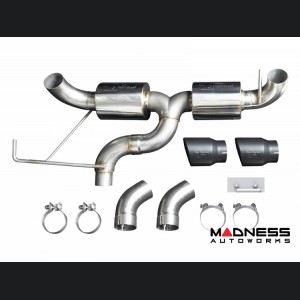 Ford Bronco Performance Exhaust System - Axle Back - Dual Exit - Injen - 3" - Black Tips