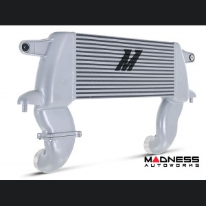 Ford Bronco Performance Intercooler Kit - 2.3L EcoBoost - Mishimoto - High-Mount - Black Pipes Silver Core