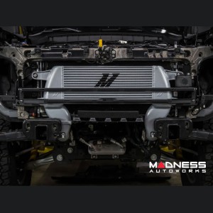 Ford Bronco Performance Intercooler Kit - 2.3L EcoBoost - Mishimoto - High-Mount - Polished Pipes Black Core