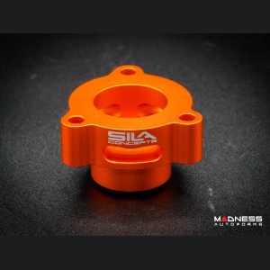 Ford Bronco Blow Off Adapter Plate - 2.3L Turbo - SILA Concepts - Orange