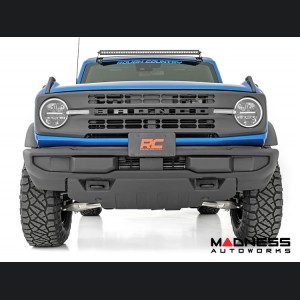 Ford Bronco Windshield Light Bar Kit - Rough Country - 40" Single Row LED