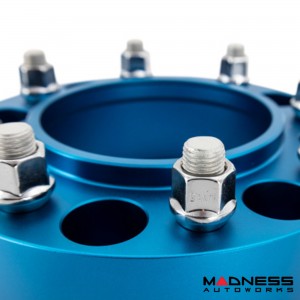 Ford Bronco Wheel Spacers - Set of 2 - 30mm - M12 - Blue