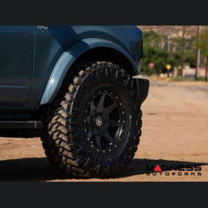 Ford Bronco Custom Wheels (1) - Rebound - Satin Black - 17" X 8.5 / 6 X 5.5 / 25mm / 5.75" BS - Icon 