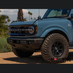 Ford Bronco Custom Wheels (1) - Rebound - Satin Black - 17" X 8.5 / 6 X 5.5 / 25mm / 5.75" BS - Icon 