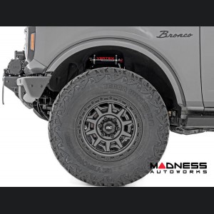 Ford Bronco Custom Wheels (1) - 85 Series - Gunmetal Gray w/ Black Lip - 17 x 9.0 / 6 x 135 / -12 / 4.5" - Rough Country