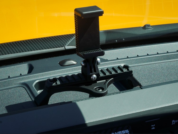 Ford Bronco Multi Function Holder - Pic-Angle Rail w/ Phone Mount