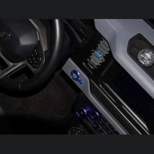 Ford Bronco Start/ Stop Button Trim - Anodized Blue