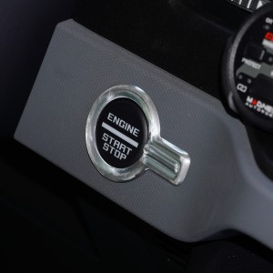 Ford Bronco Start/ Stop Button Trim - Anodized Silver
