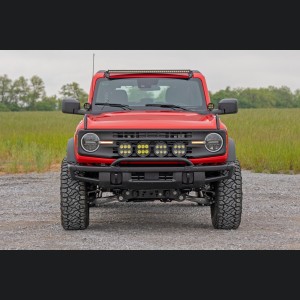  Ford Bronco Front Light Bar Mount - OE Modular Steel Bumper