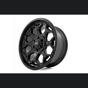 Custom Wheel 80 Series - One-Piece - Semi Gloss Black | 20x10 | 6x135 | -19mm - Rough Country 