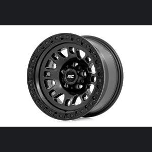 Custom Wheel 82 Series Wheel - One-Piece - Semi Gloss Black | 17x9 | 6x135 | -12mm - Rough Country