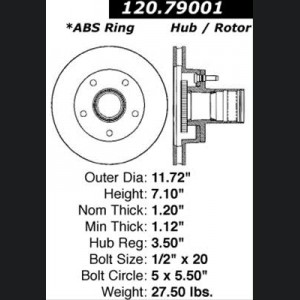 Ford Bronco Performance Brake Rotors - StopTech Brakes