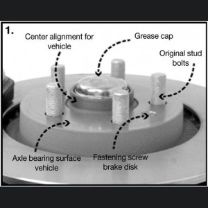 Ford Bronco DRM Wheel Adaptor - H&R