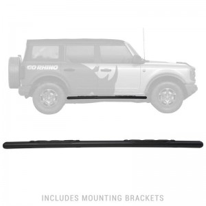 Ford Bronco Steps - 1000 - Tex Blk - Go Rhino