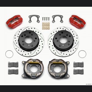 Ford Bronco Dynapro Brake Kit - Drilled Red - Wilwood