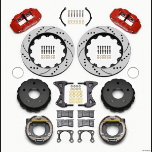 Ford Bronco Superlite Brake Kit - Drilled Red - Wilwood