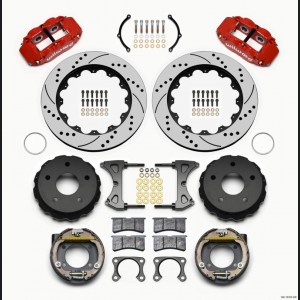 Ford Bronco Superlite Brake Kit - Drilled Red - Wilwood