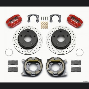 Ford Bronco Dynapro Brake Kit- Drilled Red - Wilwood