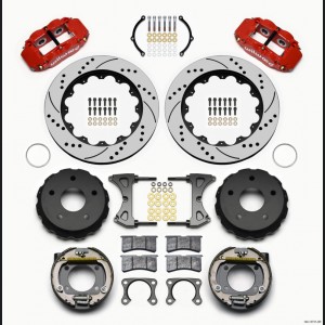 Ford Bronco Superlite Brake Kit - Drilled Red - Wilwood