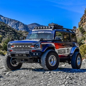 Ford Bronco Sportsman Winch Mnt Guards - Superwinch