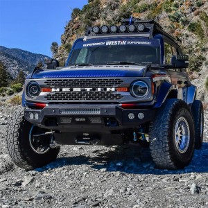 Ford Bronco Sportsman Winch Mnt Guards - Superwinch