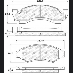 Ford Bronco Street Brake Pads - StopTech Brakes