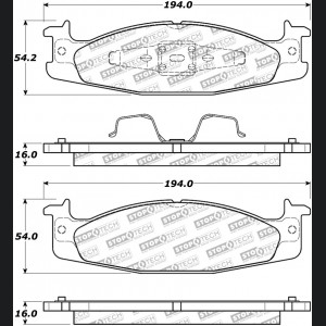 Ford Bronco Street Brake Pads - StopTech Brakes