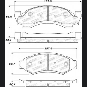 Ford Bronco Street Brake Pads - StopTech Brakes