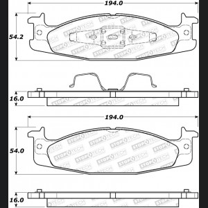 Ford Bronco Street Brake Pads - StopTech Brakes