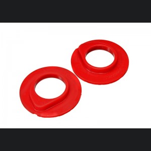 Ford Bronco Spring Isolators - Red - Energy Suspension