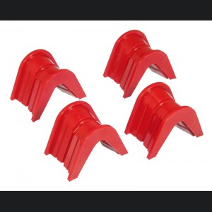 Ford Bronco Transmission Mounts - Red - Prothane