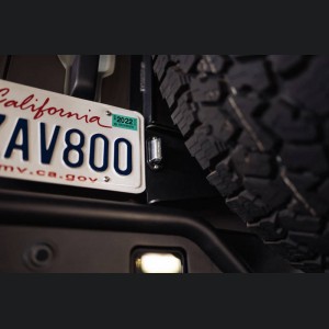 Ford Bronco License Plate Relocation - DV8 Offroad